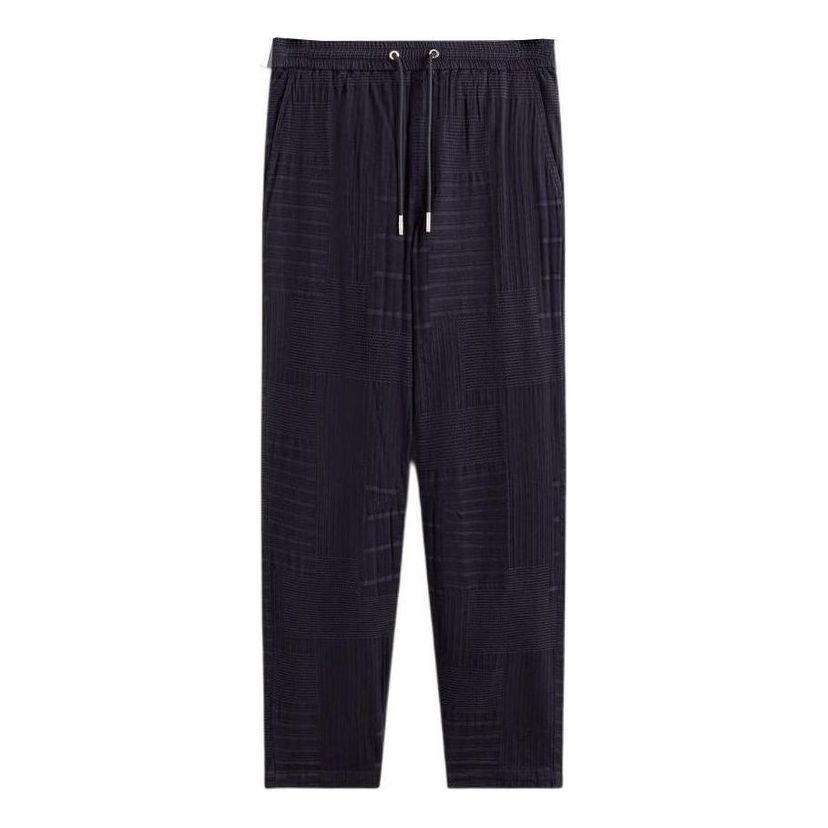 Bukser KITH KITH Elmhurst Patchwork Pants Sort | KHM060549-432