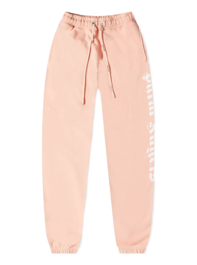 Joggingbukser Palm Angels Garment Dyed Logo Sweat Pant Lyserød | PMCH011S22FLE0036767