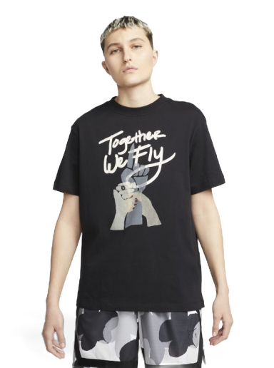 T-shirt Nike Swoosh Fly T-Shirt Sort | DR2595-010
