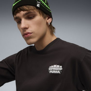 T-shirt Puma PUMA x RIPNDIP Relaxed Fit T-Shirt Sort | 632413_01, 1