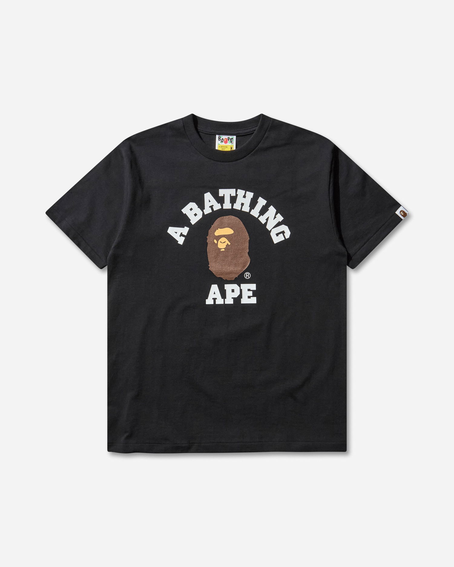 T-shirt BAPE College T-Shirt Sort | 1L80110001 BLACK, 1