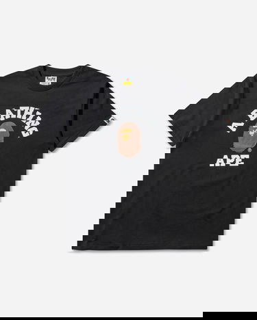 T-shirt BAPE College T-Shirt Sort | 1L80110001 BLACK, 1