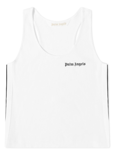 Tanktop Palm Angels Classic Logo Tank Top Hvid | PWAC006C99JER0010110