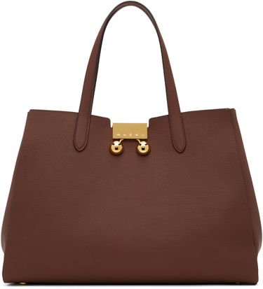 Mulepose Marni Marni Medium Trunkaroo Tote Brun | BMMP0154U0 P8185, 0