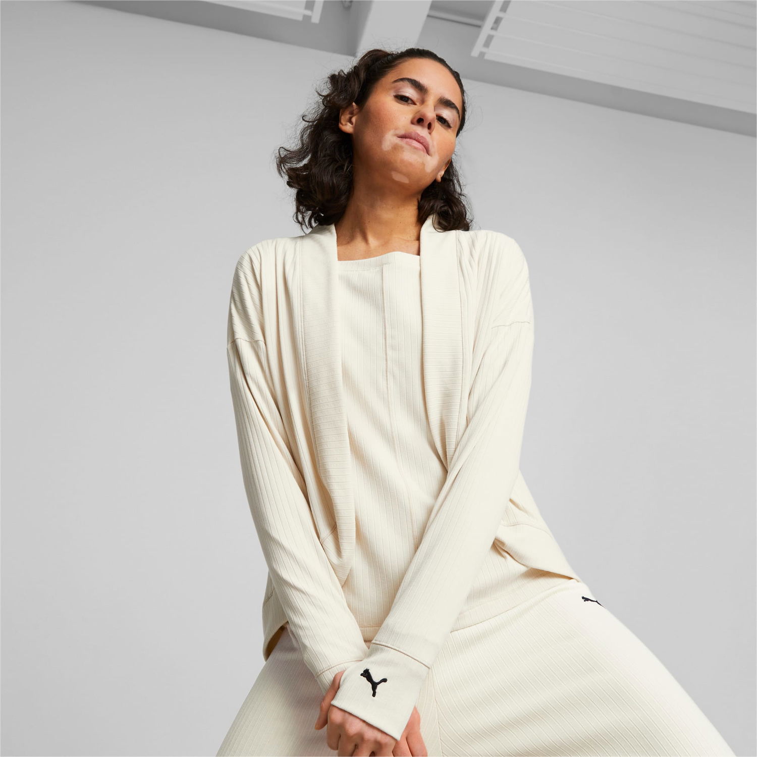 Jakke Puma Studio Unwind Long Beige | 523973_87, 1