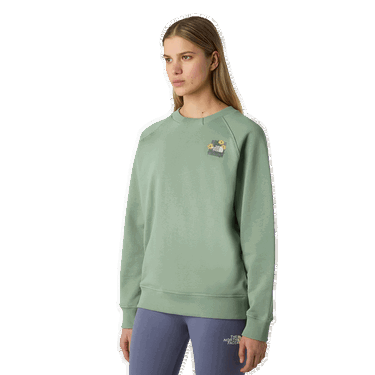 Sweatshirt The North Face The North Face Women's Connect Relaxed Crew Sweatshirt Grøn | NF0A8E4JBQ11, 0