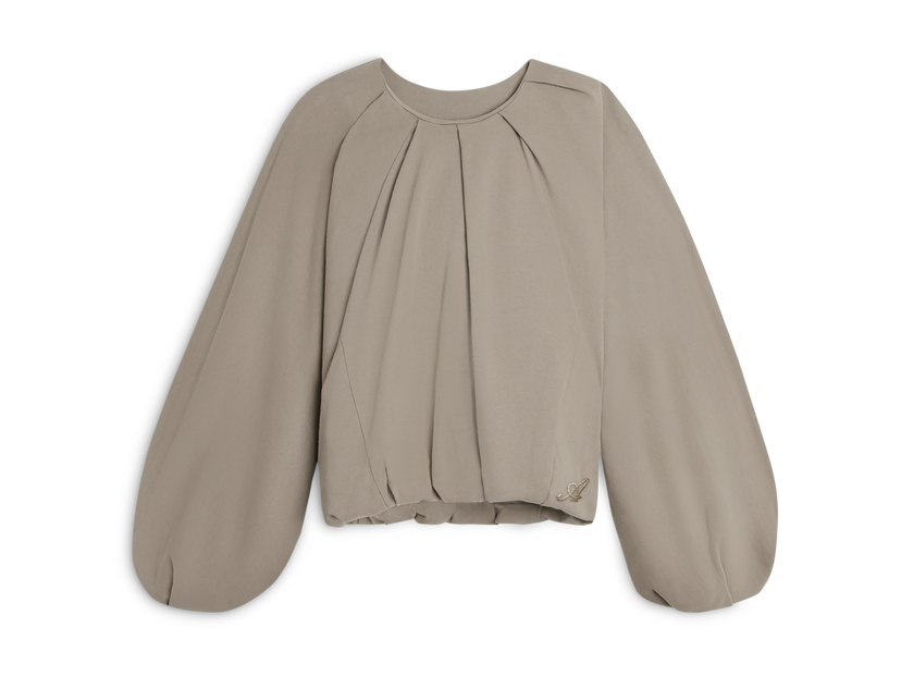 Sweater AXEL ARIGATO Sade Gathered Pullover Brun | A2109002