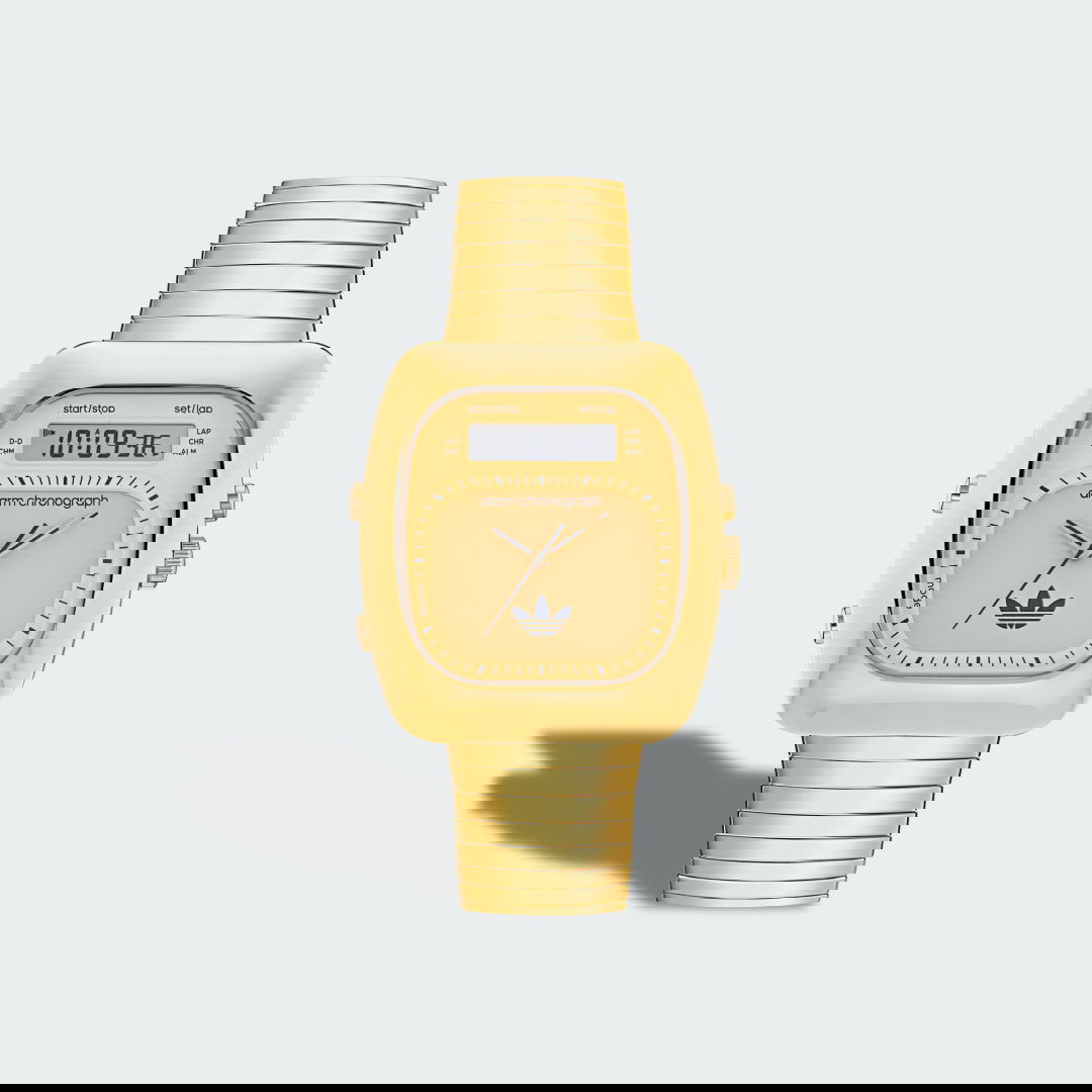 Ur adidas Performance Athletics One alarm chronograph watch Metalisk | JK7684, 0