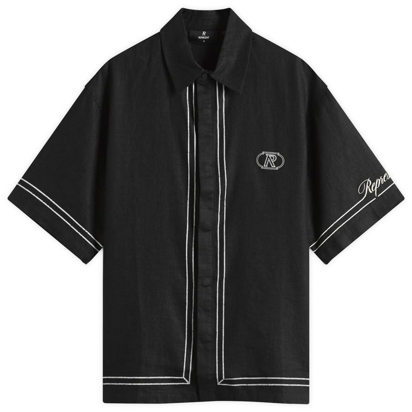 Skjorte Represent Clo Border Vacation Shirt Sort | MLM100298-01