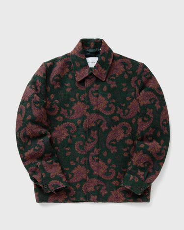 Bomberjakke Les Deux Les Deux Noel Jacquard Coach Jacket, Size XL Grøn | LDM610176-575766, 0