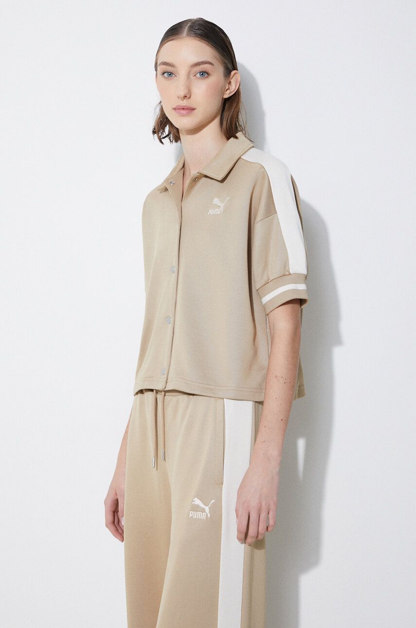 Sweatshirt Puma T7 Track Jacket Beige | 624343, 0