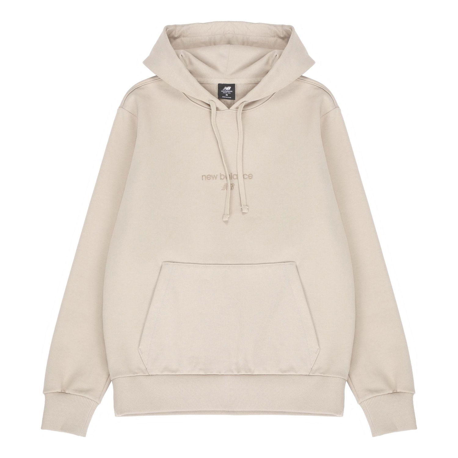 Sweatshirt New Balance Essentials Hoodie Beige | AMT21570-PEB, 0