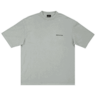T-shirt Balenciaga Medium Fit T-Shirt Grå | 612966 TNVG7 9244, 0