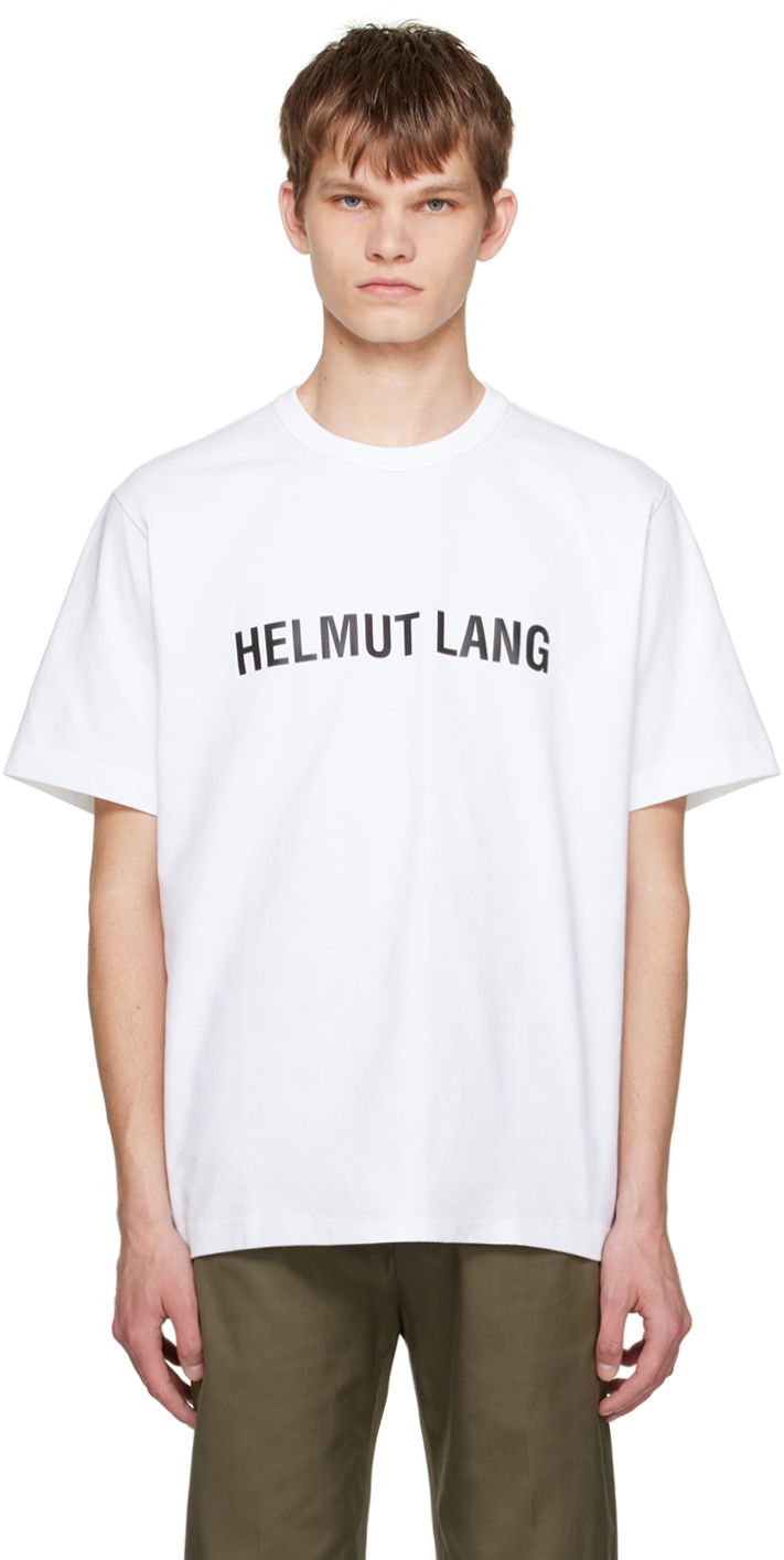 T-shirt Helmut Lang Helmut Lang Printed T-Shirt Hvid | L09HM523