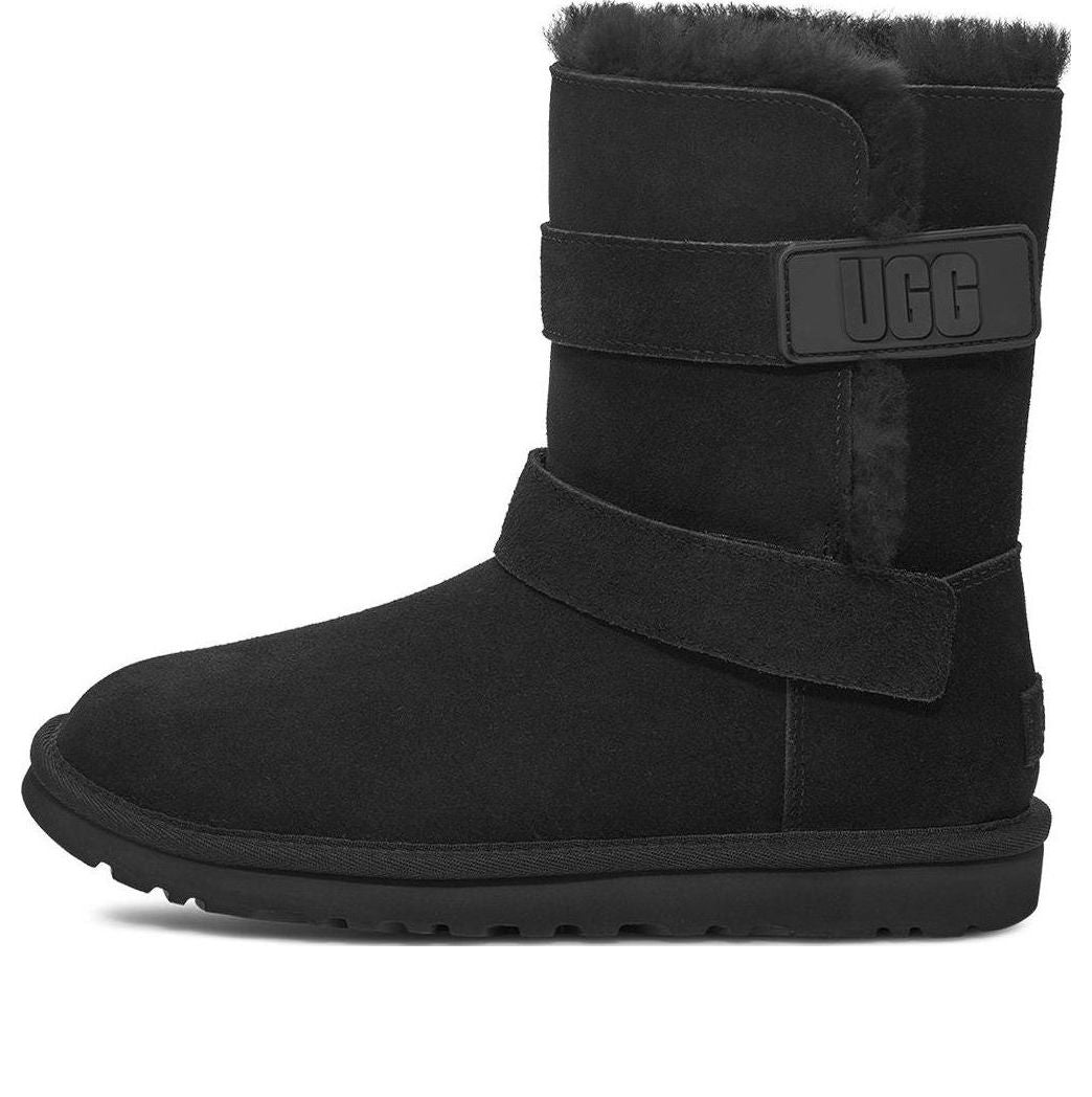 Sneakers og sko UGG Bailey Graphic Logo Strap Boots Sort | 1137074-BLK, 0