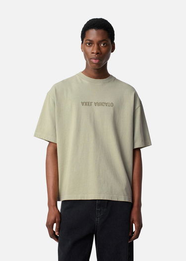 T-shirt AXEL ARIGATO Distort Washed T-Shirt Grøn | A3118006, 7