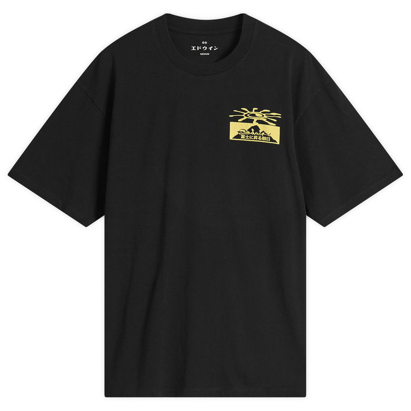 T-shirt EDWIN Mount Fuji Dusk Graphic Tee Sort | I036400-8967