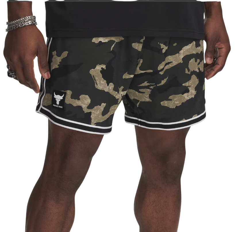 Shorts Under Armour Project Rock Mesh Training Shorts Grøn | 1389954-310