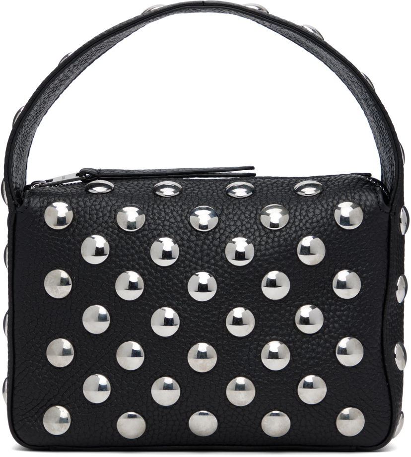 Håndtaske Khaite KHAITE Small Elena Studded Bag Sort | H2032-895