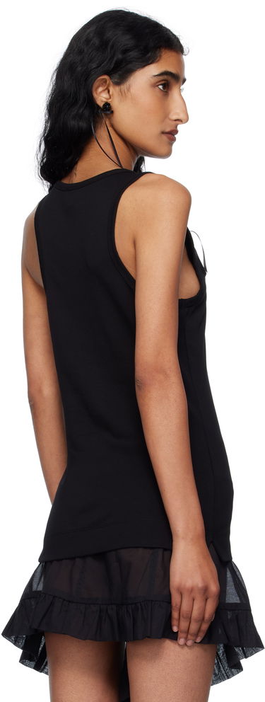 Tanktop Simone Rocha Simone Rocha Pearl Chain Tank Top Sort | 5375B 0553, 2
