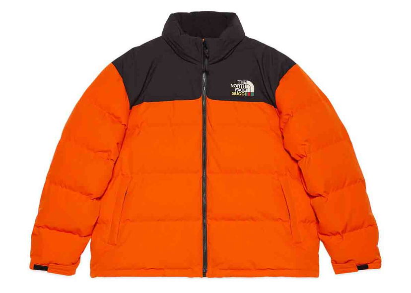 Puffer jakke Gucci The North Face x Down Jacket Black/Orange Orange | ‎663757 XAADP 6172