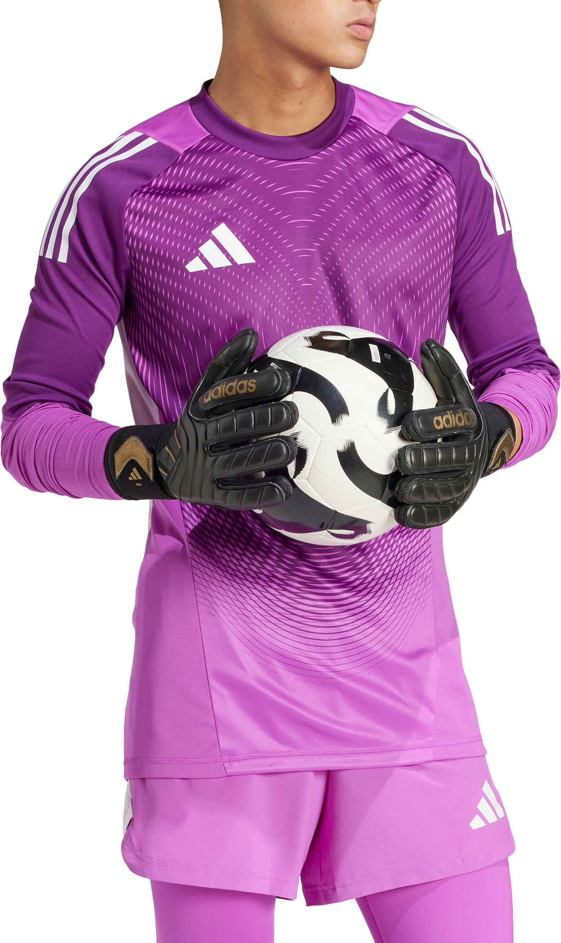 Sweatshirt adidas Originals T25 Goalkeeper Jersey Long Sleeve Lilla | jp4370, 0
