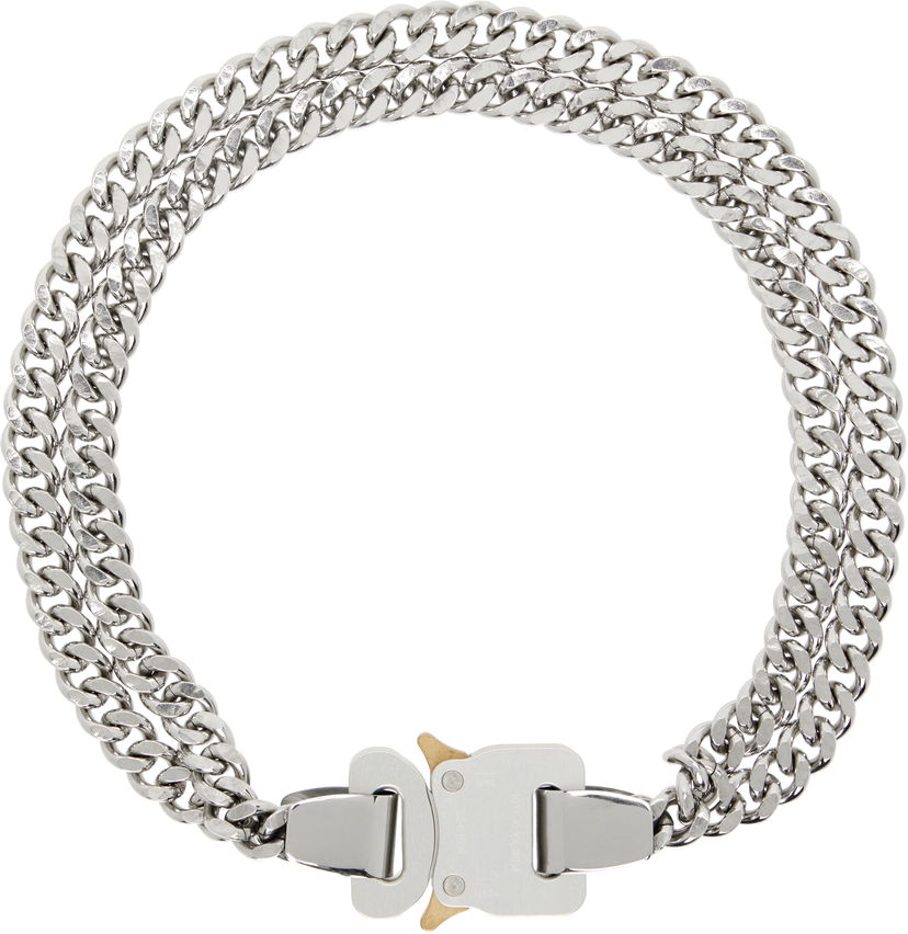 Halskæde 1017 ALYX 9SM Alyx 2x Chain Buckle Necklace Metalisk | AAUJW0219OT01