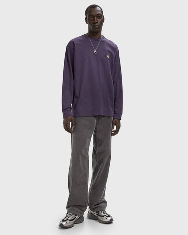 T-shirt Carhartt WIP Long Sleeve Chase T-Shirt Lilla | I026392-37Y.XX, 1