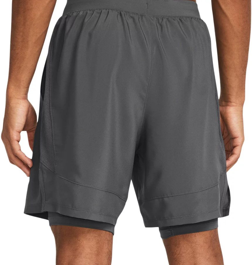 Shorts Under Armour UA LAUNCH 7'' 2-IN-1 SHORTS-GRY Sort | 1382641-025, 1