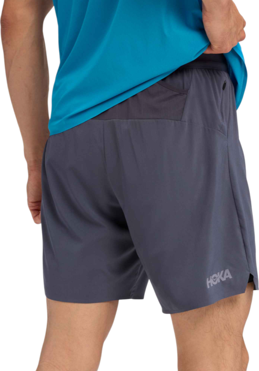 Shorts Hoka One One Hoka Glide 7" 2-in-1 Shorts Grå | 1176972-clgy, 1