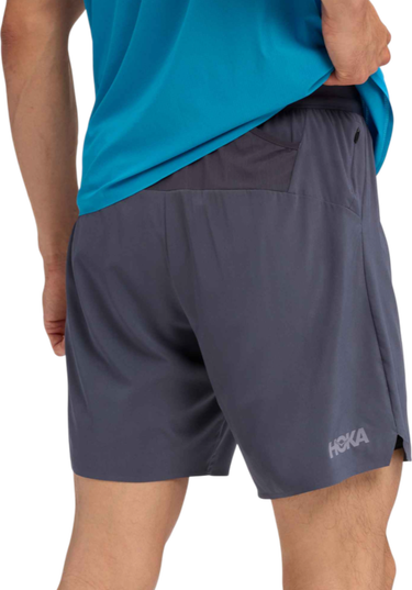 Shorts Hoka One One Hoka Glide 7" 2-in-1 Shorts Grå | 1176972-clgy, 1