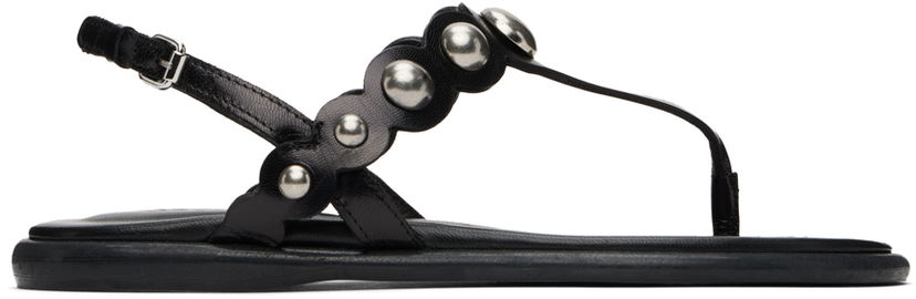 Sneakers og sko ISABEL MARANT Isabel Marant Nya Flat Sandals Sort | SD0103FB-B3B07S