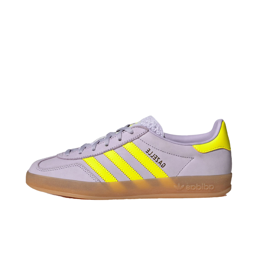 Sneakers og sko adidas Originals Gazelle Indoor Silver Dawn Solar Yellow W Lilla | IH5492