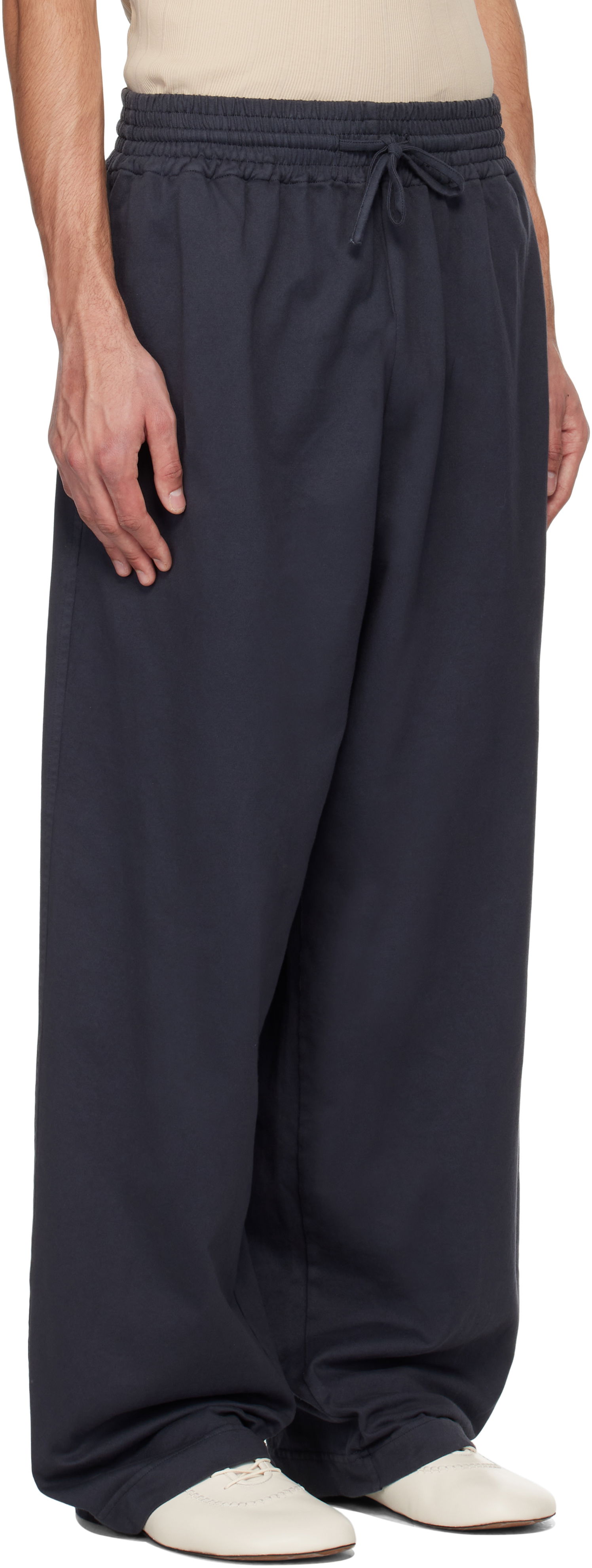 Joggingbukser HED MAYNER Hed Mayner Embroidered Sweatpants Mørkeblå | HMMA72014R-HA082A, 1