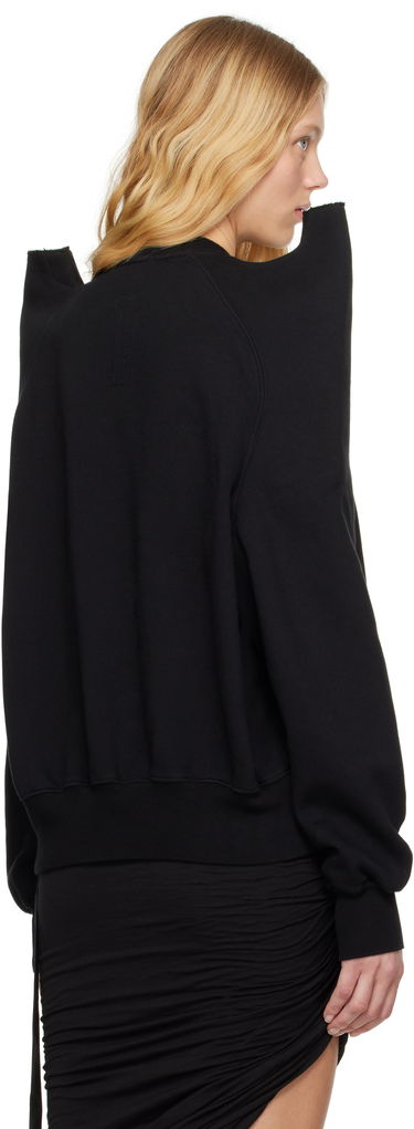 Sweater Rick Owens Rick Owens DRKSHDW Hollywood Tecsweat Sweatshirt Sort | DS01E3224 F, 2