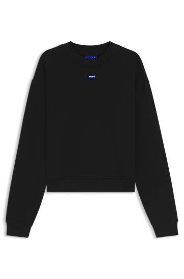 Sweater BOSS Terry Sweatshirt with Logo Badge Sort | 50534344, 0