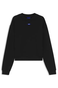 Terry Sweatshirt with Logo Badge