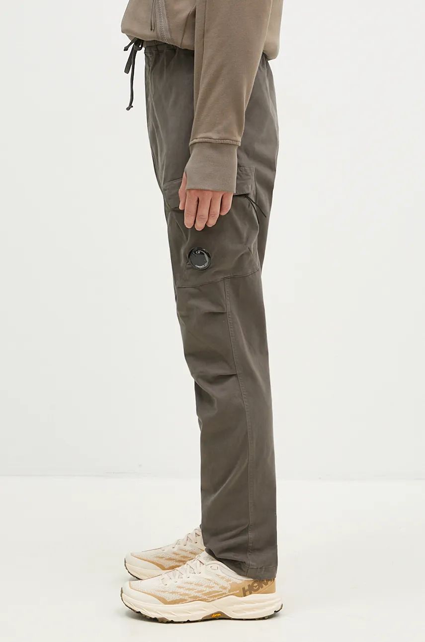 Cargo bukser C.P. Company Stretch Sateen Ergonomic Lens Cargo Pants Grøn | 17CMPA180A005529G, 1