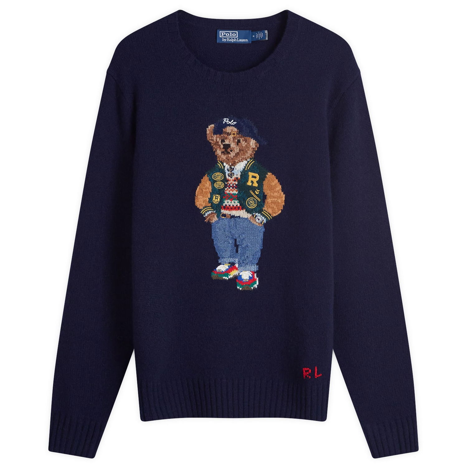 Sweater Polo by Ralph Lauren Pullover Long Sleeve Mørkeblå | 710946138001, 0