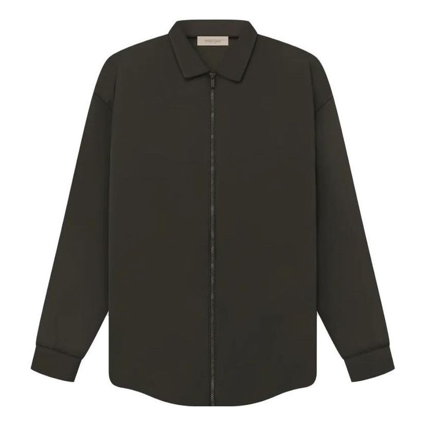 Skjorte Fear of God Essentials Filled Nylon Jacket Grøn | FOG-SS23-070