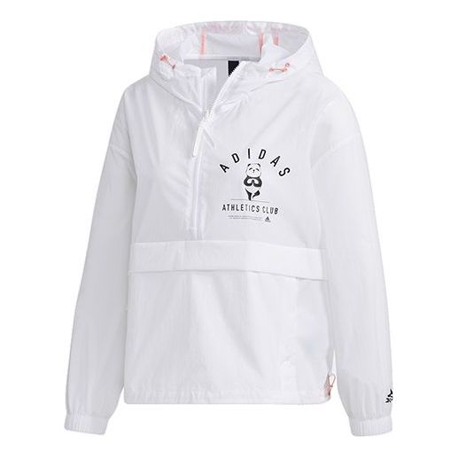 Vindjakke adidas Originals Panda Anorak Sports Jacket Hvid | GL5630, 0