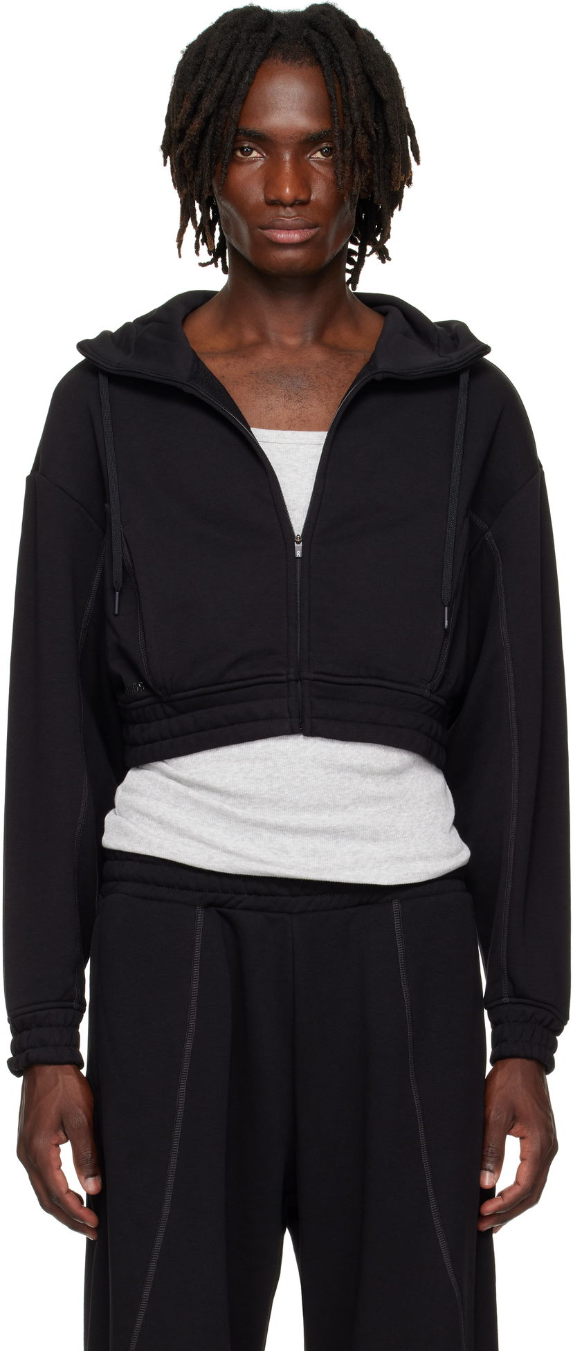 Sweatshirt On Running FKA twigs Edition Cropped Hoodie Sort | 1WF11660553
