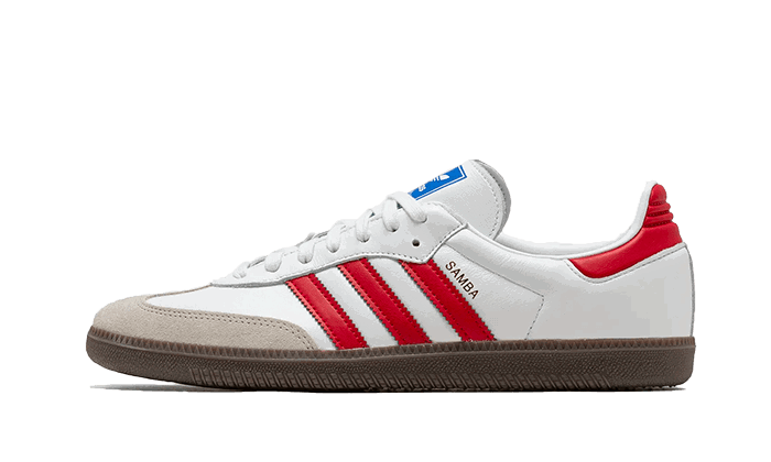 Sneakers og sko adidas Originals Samba OG White Red Hvid | IG1025, 0