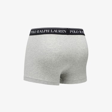 Boksere Polo by Ralph Lauren Cotton Trunk - 3 Pack Andover Heather Grå | 714835885005, 4