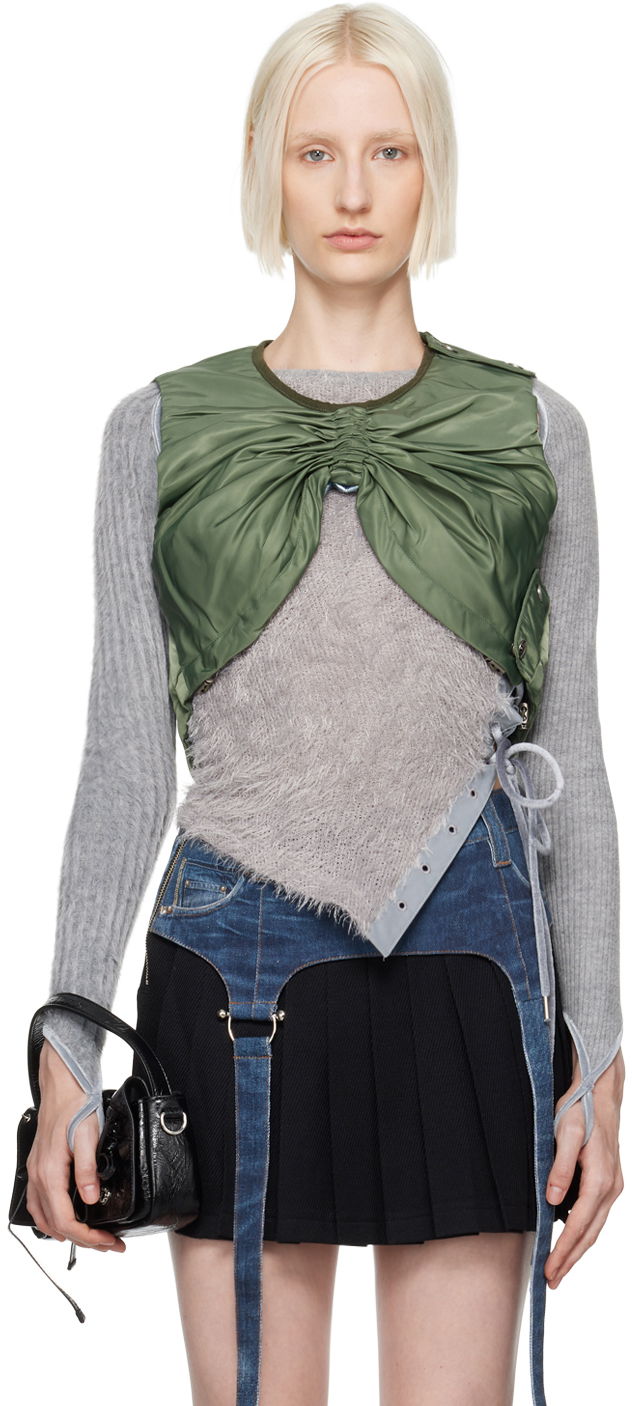 Sweater Andersson Bell Butterfly Vest Grøn | awa653w