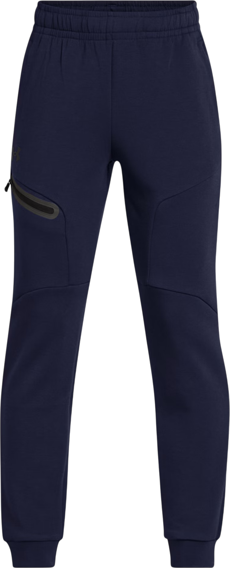 Joggingbukser Under Armour Unstoppable Fleece Joggers with Zippered Pocket Mørkeblå | 1386689-410