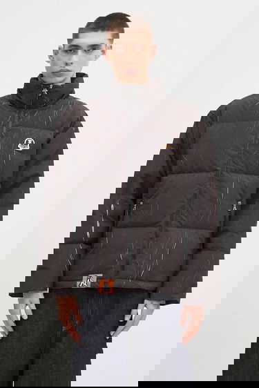 Puffer jakke AAPE by A Bathing Ape AAPE Main Down Jacket Sort | AAPDNM7665XXN, 3