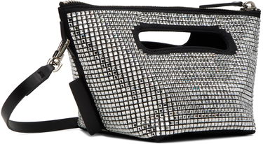 Håndtaske The Attico The Attico Via dei Giardini 15 Crystal-Embellished Clutch Sort | 241WAH48 V015B, 2