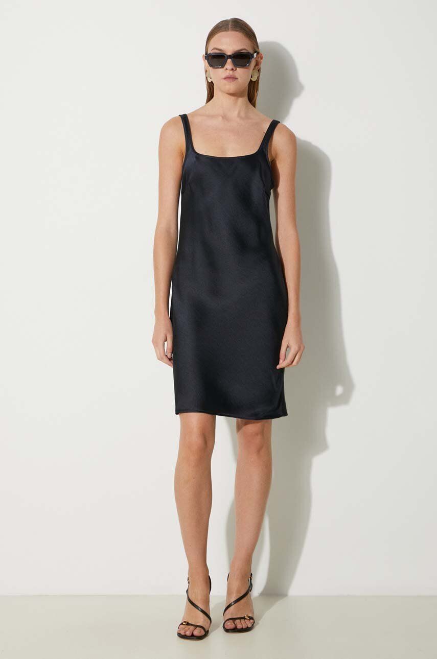 Kjole Samsoe Samsoe Samsoe Samsoe Sasunna Mini Slip Dress Sort | F24200178, 1