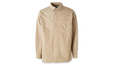 Jakke Carhartt WIP Grimsby Striped Long-Sleeve Shirt Jacket Flerfarvet | I035156_30N_XX, 0